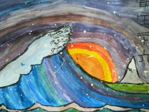 Hokusai’s Wave variation