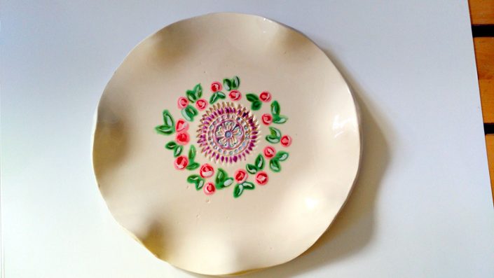 Fluted dish