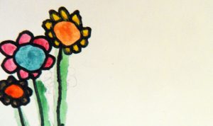 Picasso style line drawing