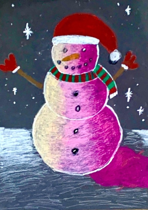Learning to blend to make the snowmen look rounded Learning to blend to make the snowmen look rounded