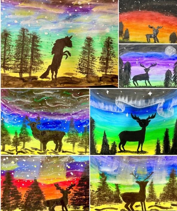 Silhouettes! Silhouettes!